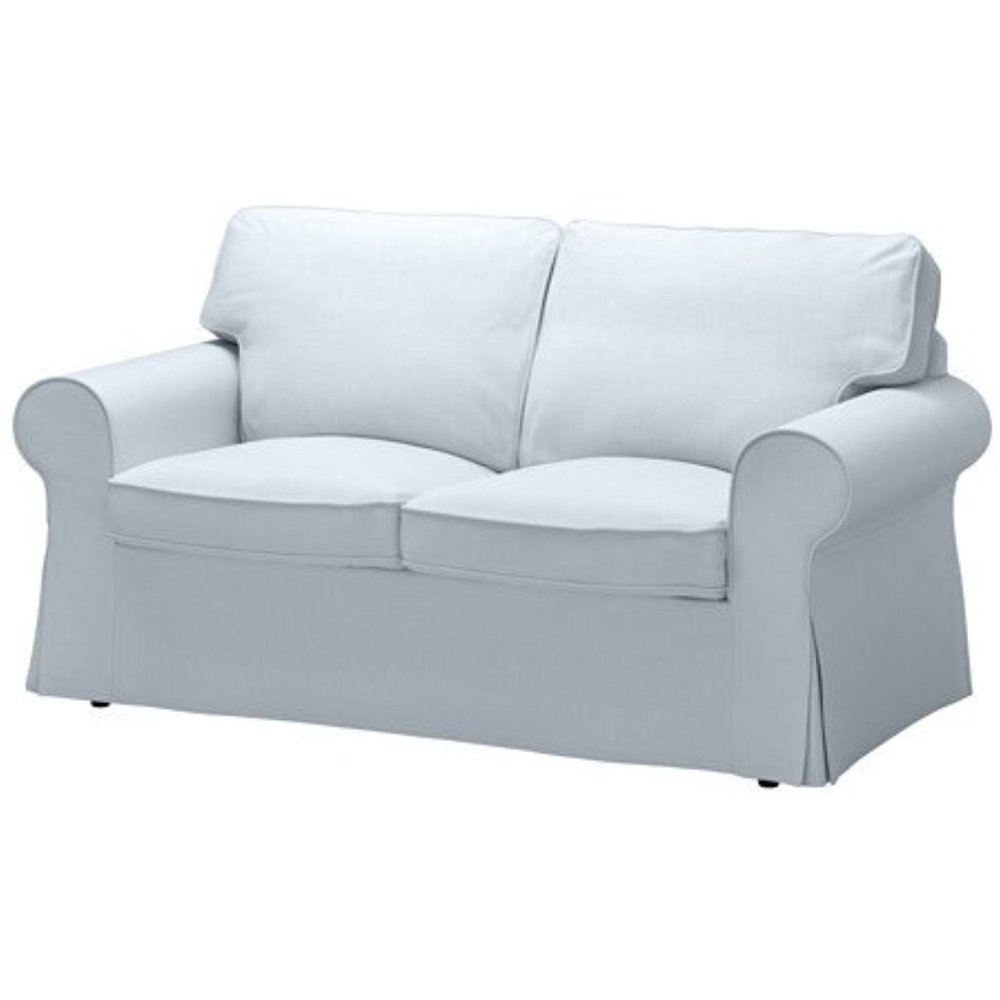 Ikea Ektorp Loveseat Cover, Nordvalla light blue